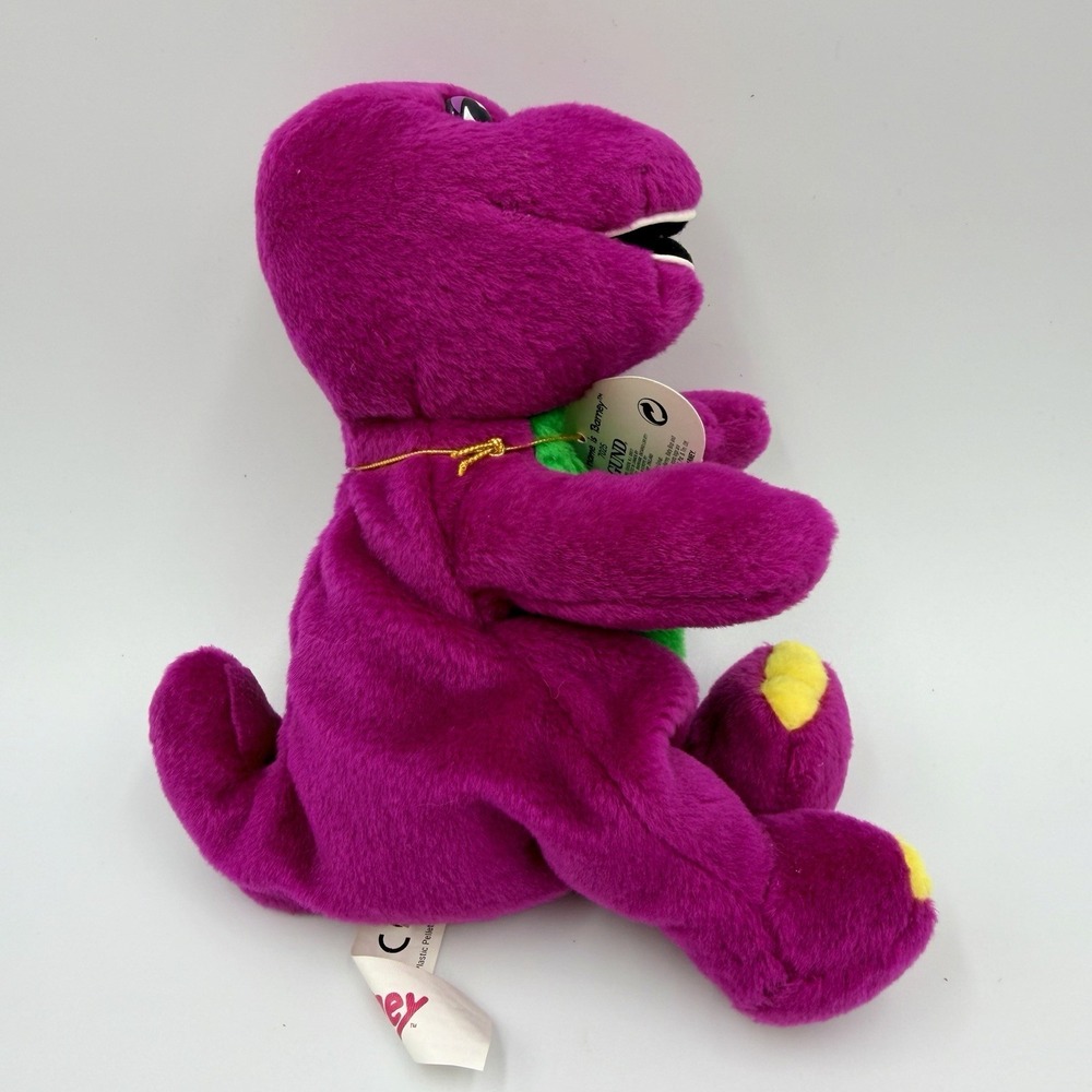 NWT Vintage 1997 Gund Lyons Group Barney Purple Dinosaur Plush Stuffie 90s Y2K - Picture 6 of 8